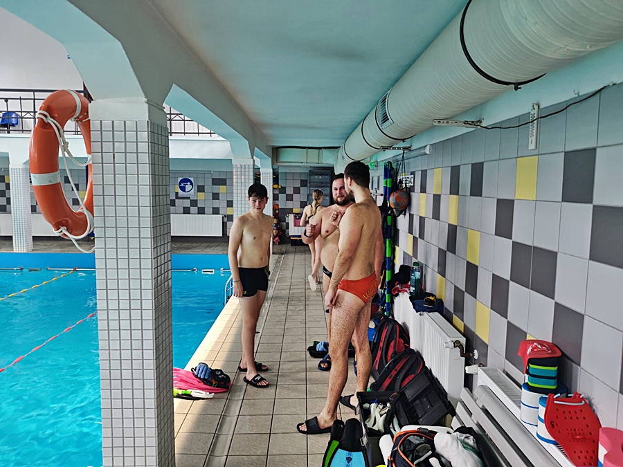 Hokej pod wodą Walenie Siemianowice Śląskie Trening 14 II 2026